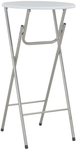 Bar Table White 60 x 112cm MDF - Bar Table - Main image