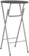 Bar Table Black 60 x 112cm MDF - Bar Table