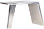 Letecký psací stůl stříbrný 112 x 50 x 76 cm kov - Psací stůl