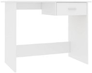 Stôl Písací stôl biely 100 x 50 x 76 cm drevotrieska - Stůl