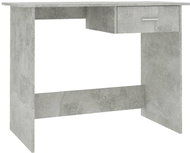 Writing Desk, Concrete Grey 100 x 50 x 76cm Chipboard - Writing Desk