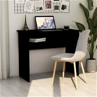 Písací stôl čierny 90 × 50 × 74 cm drevotrieska - Stôl