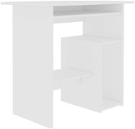 Písací stôl biely 80 x 45 x 74 cm drevotrieska - Stôl