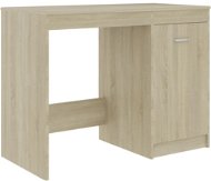 Stôl Písací stôl dub sonoma 100 x 50 x 76 cm drevotrieska - Stůl