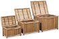 Úložné boxy 3 ks bambus - Úložný box