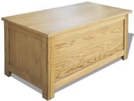 Storage Box 90 x 45 x 45cm Solid Oak Wood - Storage Box