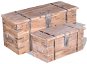 Acacia Wood Storage Chests Set of 2 pcs - Chest