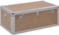 Storage Box made of Solid Fir Wood 91 x 52 x 40cm Brown - Storage Box