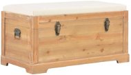 Storage Box with Seat 80 x 40 x 40cm MDF - Storage Box