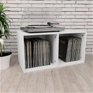 Shelf Storage Box for LP Records White 71 x 34 x 36cm Chipboard - Regál