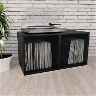 Storage Box for LP Records Black 71 x 34 x 36cm Chipboard - Shelf