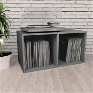 Storage Box for LP Records Grey 71 x 34 x 36cm Chipboard - Bookshelf