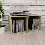Bookshelf Storage Box for LP Records Sonoma Oak 71 x 34 x 36cm Chipboard - Knihovna