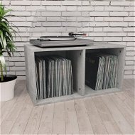 Storage Box for LP boards Concrete Grey 71x34x36cm Chipboard - Bookshelf