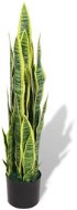 Umelá rastlina sansevieria s kvetináčom 90 cm zelená - Umelý kvet