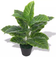 Artificial Colocas Plant with Flowerpot 45cm Green - Artificial Flower