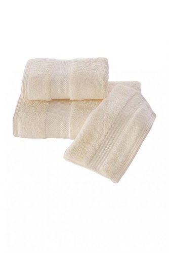 Soft Cotton Deluxe Luxury Towel 50×100cm, cream - Towel - Main image