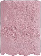 Soft Cotton Ručník Silvia s krajkou 50×100cm, růžová - Ručník