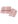 Set of towel and bath towel DELUXE, 2 pcs, old pink