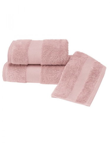 Soft Cotton - Set of towel and bath towel DELUXE, 2 pcs, old pink - Towel Set - Main image