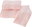 Set of towel and bath towel DELUXE, 2 pcs, pink