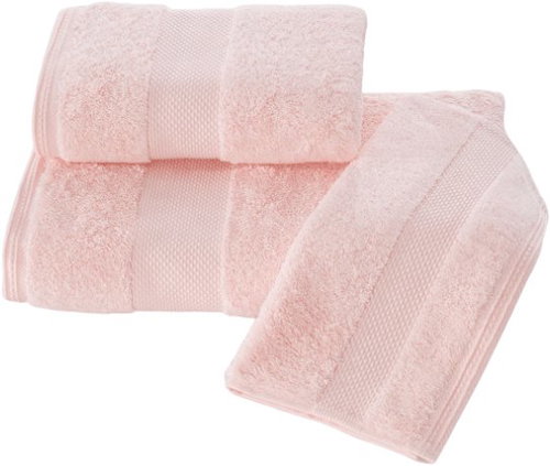 Soft Cotton - Set of towel and bath towel DELUXE, 2 pcs, pink - Towel Set - Main image