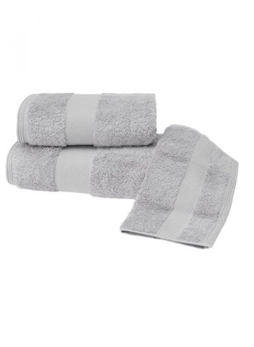 Soft Cotton - Set of towel and bath towel DELUXE, 2 pcs, light grey - Towel Set - Main image