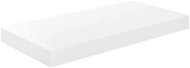 Shumee plovoucí nástěnná bílá vysoký lesk 50×23×3,8 cm MDF, 323745 - Police