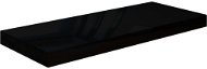 Shumee plovoucí nástěnná černá vysoký lesk 60×23,5×3,8 cm MDF, 323769 - Police