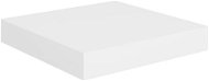 Shumee plovoucí nástěnná bílá 23×23,5×3,8 cm MDF, 323802 - Police