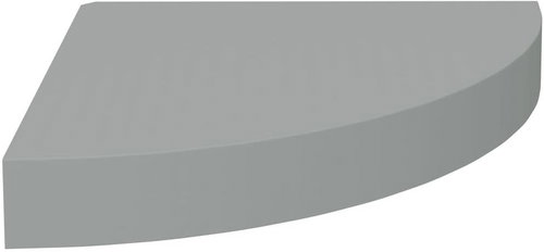 Shumee plovoucí rohová šedá 25×25×3,8 cm MDF, 323901 - Police - Main image