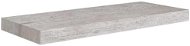 Shumee plávajúca nástenná betónovosivá 60×23,5×3,8 cm MDF, 326597 - Polica