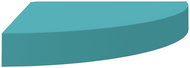 Shumee nástěnná rohová modrá 25×25×3,8 cm MDF, 326636 - Shelf