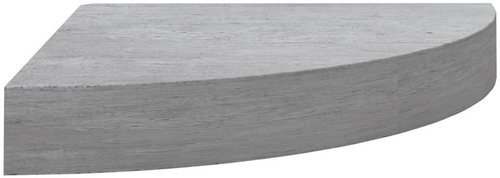 Shumee nástěnná rohová betonově šedá 35×35×3,8 cm MDF, 326642 - Shelf - Main image