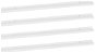 Shumee Nástěnné 4 ks vysoký lesk bílé  115×9×3 cm, 326657 - Police