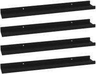Shumee Wall mounted 4 pcs black 60×9×3 cm , 326668 - Shelf