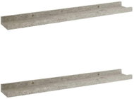 Shumee Nástěnné 2 ks betonově šedá 60×9×3 cm , 326700 - Police