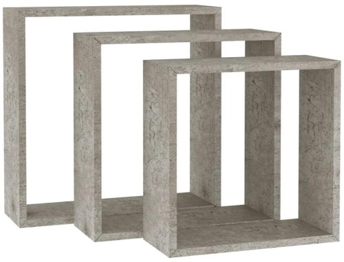 Shumee Nástěnné kostky 3 ks betonově šedá , 326721 - Police - Main image