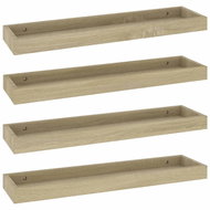 Shumee Nástěnné Loggia 4 ks dub 60×15×4 cm MDF, 330220 - Police