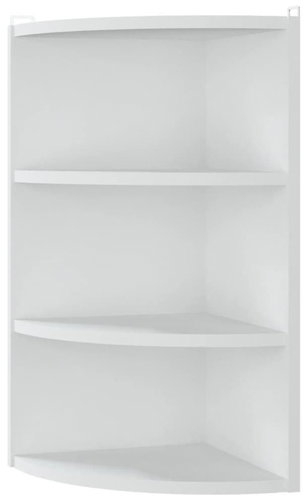 Shumee nástěnná rohová bílá 30×31,5×60 cm dřevotříska, 339536 - Shelf - Main image