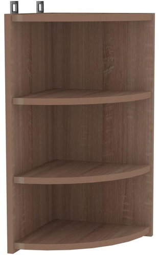 Shumee nástěnná rohová dub sonoma 30×31,5×60 cm dřevotříska, 339539 - Shelf - Main image
