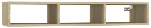 Shumee nástěnná sonoma dub 102×30×17 cm dřevotříska, 806250 - Police - Main image