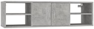 Shumee nástěnná betonově šedá 102×30×29 cm dřevotříska, 806260 - Police