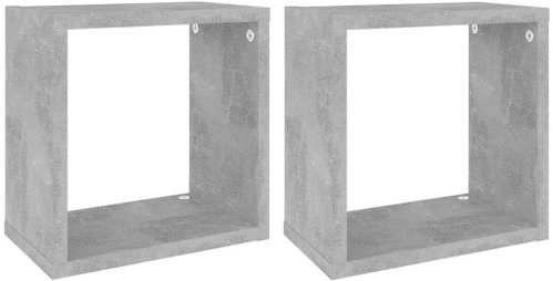 Shumee Nástěnné kostky 2 ks betonově šedé 26×15×26 cm , 807037 - Shelf - Main image