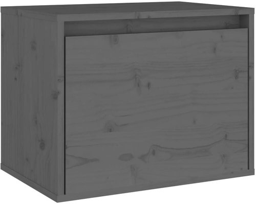 Shumee nástěnná šedá 45×30×35 cm masivní borové dřevo, 813439 - Skříňka - Main image