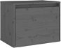 Shumee nástěnná šedá 45×30×35 cm masivní borové dřevo, 813439 - Skříňka