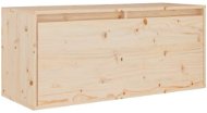Shumee nástěnná 80×30×35 cm masivní borové dřevo, 813455 - Skříňka