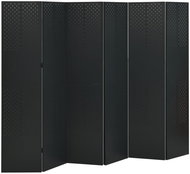Shumee 6dílný 2 ks černé 240×180 cm ocel, 3095199 - Paraván