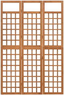 Shumee 3dílná treláž masivní jedlové dřevo 121×180,5 cm, 316478 - Paraván