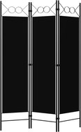 Shumee 3-piece black 120×180 cm, 320702 - Room Divider